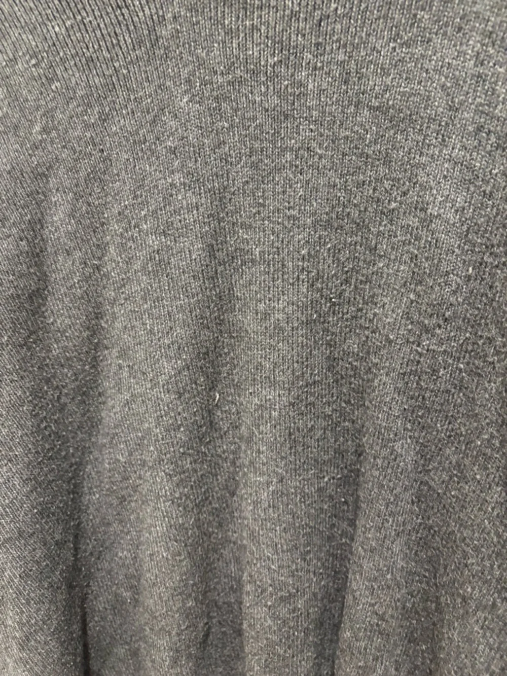 Uniqlo Gray V-Neck Knit Sweater - Picture 2 of 6